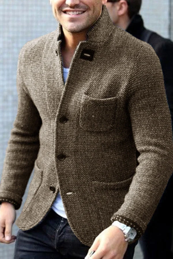 Archie - Knit-style Retro Cardigan