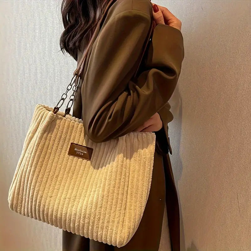 Julia - Stylish Corduroy Bag