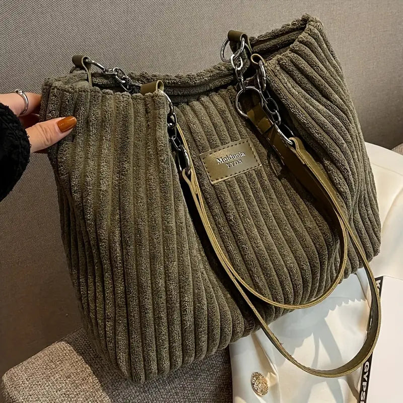 Julia - Stylish Corduroy Bag