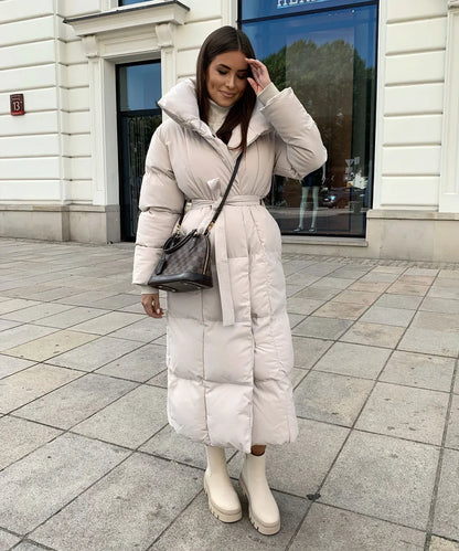 Nora - Long Quilted Puffer Jacket